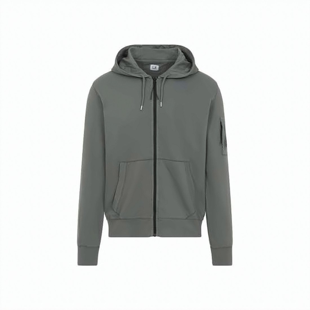 C.P. COMPANY Functional Zip-Up Hoodie with Drawstring